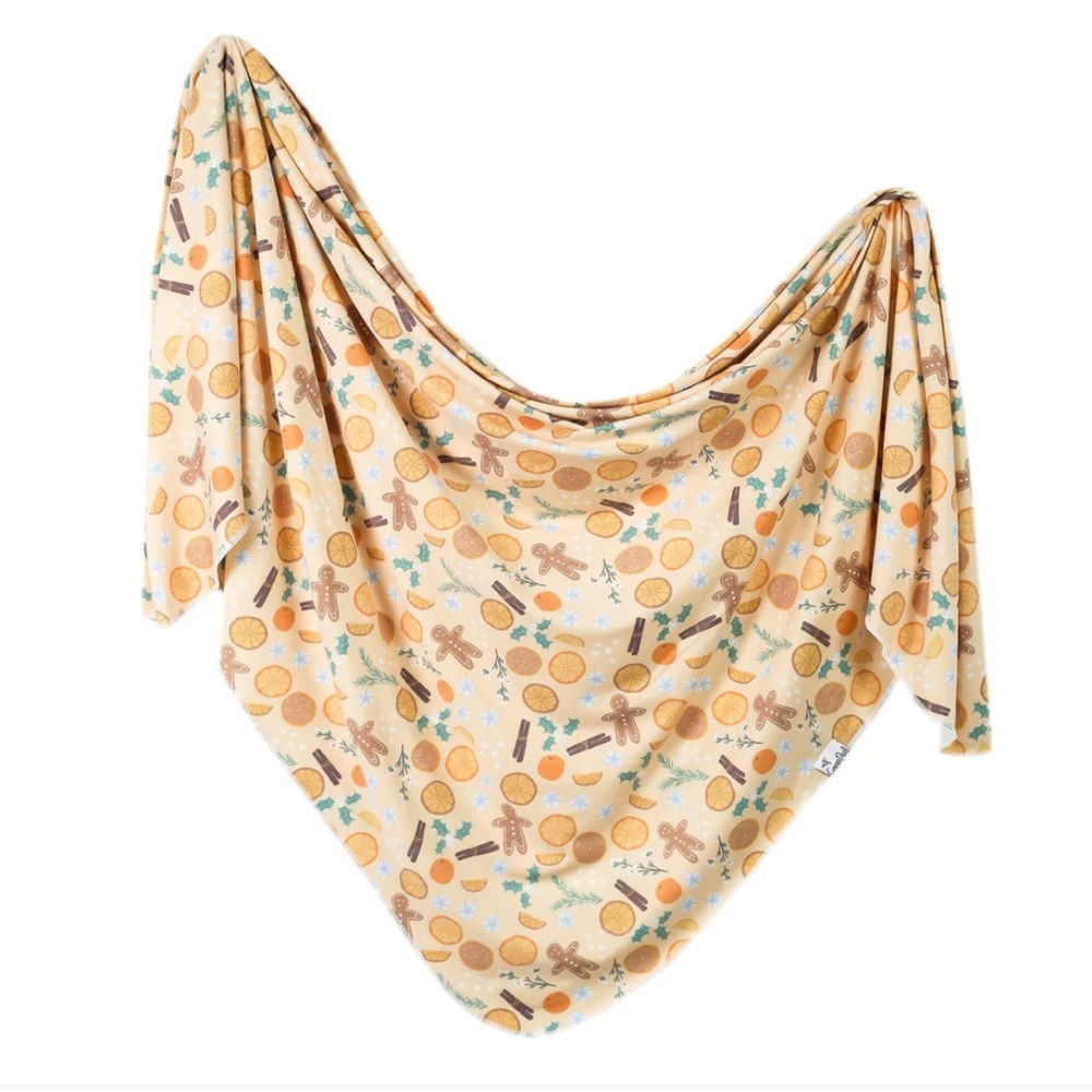 Copper Pearl Swaddle- Cider Print NWT